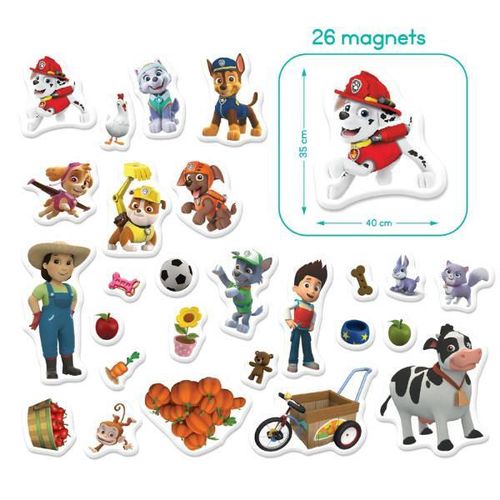 купить Головоломка Dodo 200639 Joc magnetic de dezvoltare Patrula cățelușilor, Aventuri la fermă (26el) в Кишинёве 