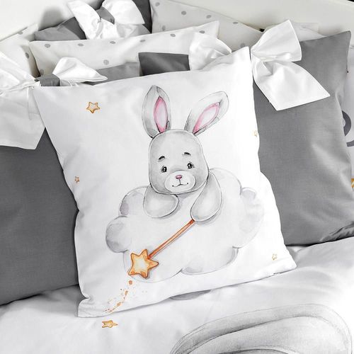 купить Детское постельное белье PernaMea Set lenjerie 8 piese Premium Iepuras gri (PM.105896/3) в Кишинёве 
