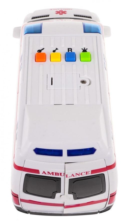 купить Машина Wenyi WY590E 1:16 Ambulanță cu inerție (lumini /sunete/ușile se deschid) в Кишинёве 