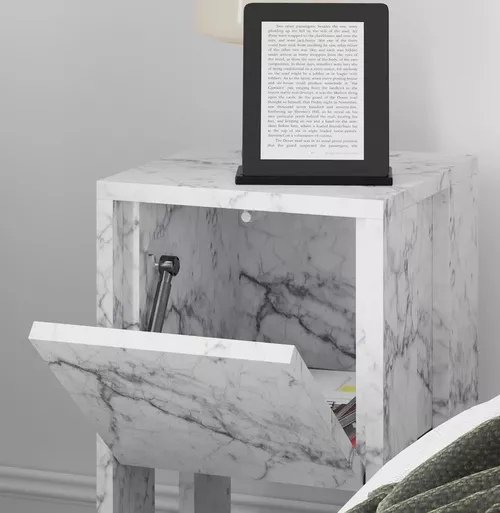 купить Тумбочка Trendy Ema, Marmura de Carrara, 30x55x30cm в Кишинёве 