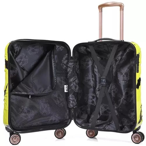 купить Чемодан CCS Комплект 5217 Set Yellow-Black в Кишинёве 
