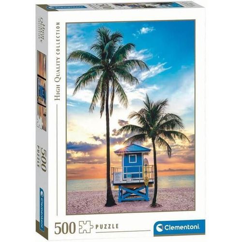 купить Пазл Clementoni Puzzle 500 Miami Beach Florida 2025 (35574) в Кишинёве 