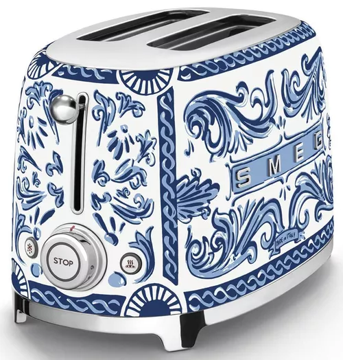 купить Тостер SMEG TSF01DGBEU Blu Mediterraneo Dolce&Gabbana в Кишинёве 