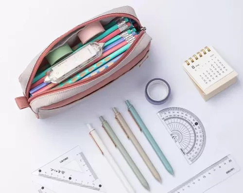 cumpără Penar școlar Deli DL66771-PK Пенал 23x11x5см, розовый în Chișinău 