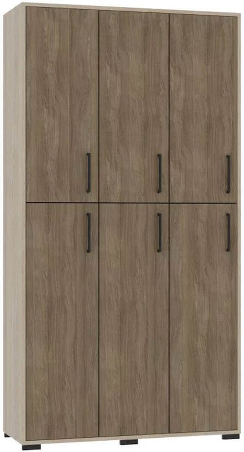 купить Офисный шкаф Tisam Шкаф 6-ти дверный для одежды 1059х405х2025 (6610) в Кишинёве 