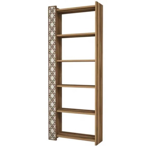 cumpără Raft de birou Trendy Oras, Nuc, Smantana 64x170x24cm, raft de carti în Chișinău 