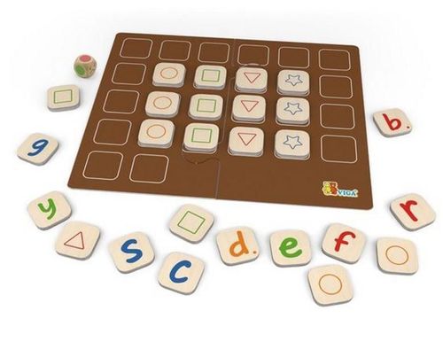 купить Игрушка Viga 50535 Learning Alphabet Game в Кишинёве 