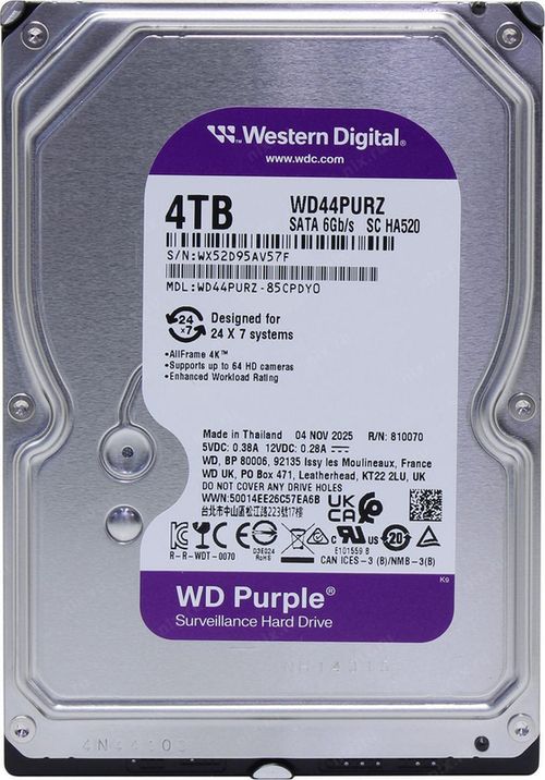 купить Жесткий диск HDD внутренний Western Digital WD44PURZ в Кишинёве 