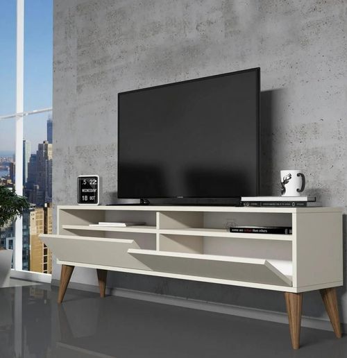 купить Тумба напольная для TV Trendy Cele mai bune 2, Crema в Кишинёве 