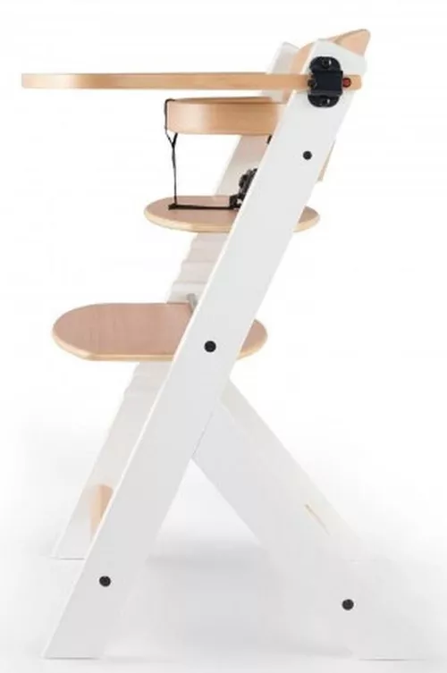 купить Стульчик для кормления KinderKraft ENOCK KKKENOCWHT0000 Nature/белый в Кишинёве 