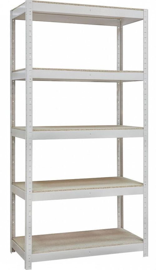 cumpără Raft de depozitare УХЛ-МАШ СТ-4/2МД-10уп Стеллаж модульный ДСП 10мм (1820х920х300мм) (5 полок) în Chișinău 