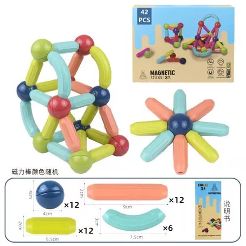 купить Конструктор miscellaneous 9423 Constructor magnetic (42PCS) 52213 в Кишинёве 