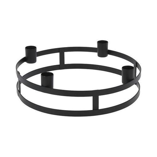 cumpără Lumânare Holland 48204 Подсвечник металлический на 4 высоких свечи D25cm, черный în Chișinău 