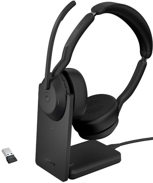купить Наушники игровые Jabra 25599-999-989 Evolve2 55, Link380/390a MS Stereo Stand в Кишинёве 