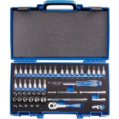 cumpără Set de unelte de mână King Tony 2550MRV Set chei tubulare cu 6 vârfuri de 1/4", biți TORX/HEX/PH/PL/PZ și accesorii, 50 buc. în Chișinău 