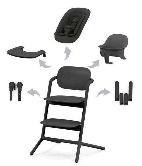 cumpără Scaun de masă Cybex 521003207 Lemo Stunning Black 4in1 în Chișinău 