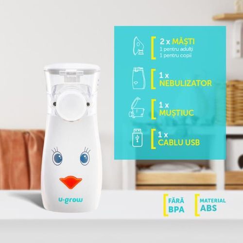 купить Небулайзер U-Grow UG-UN209 Aparat aerosoli portabil cu ultrasunete в Кишинёве 
