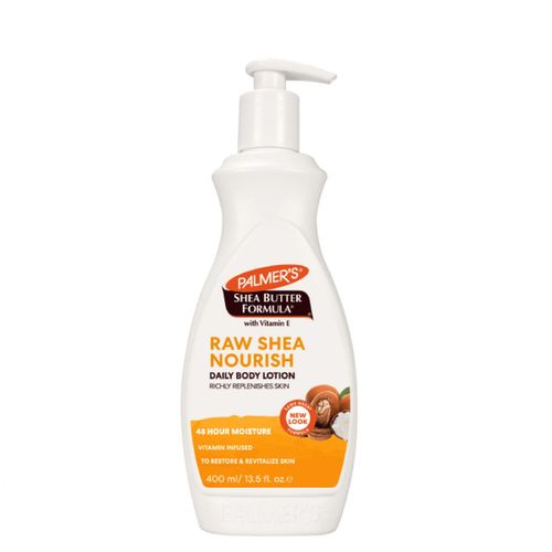 Lotiune corporala cu shea-butter Palmers Raw Shea Nourish 400 ml 