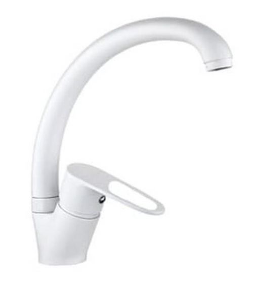 cumpără Bateria bucătărie Sandy 49193 Nobilis pipa F alb mat în Chișinău 