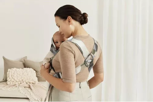 cumpără Marsupiu pentru copii BabyBjorn 021039E1 Mini Khaki/Green cu pozitii multiple de purtare, bumbac în Chișinău 