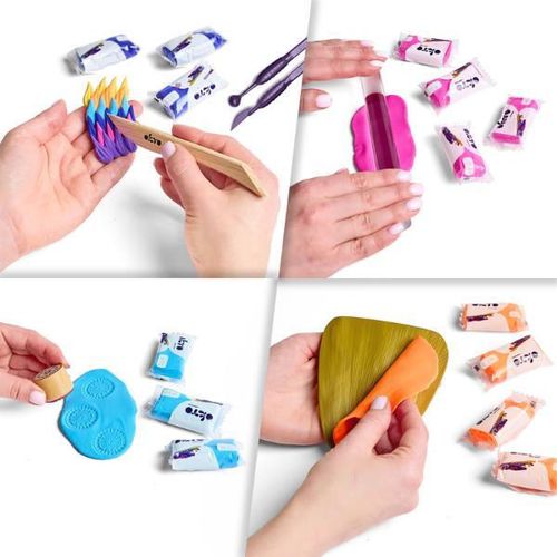 cumpără Set de creație Okto 10018 Plastilină ușoară Colours, Mix, mărimea L în Chișinău 