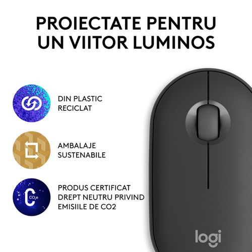 cumpără Mouse Logitech Pebble 2 M350s Graghite în Chișinău 