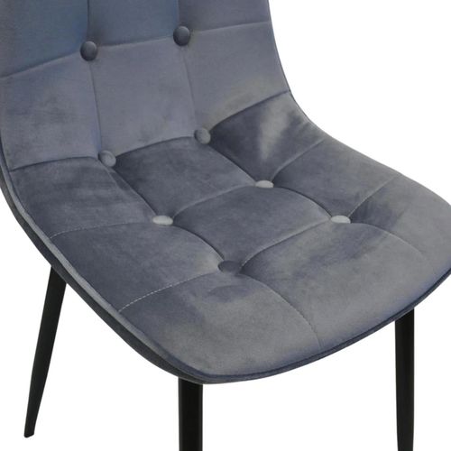 купить Стул Deco M-01-3 HLR-23 Grey Velvet в Кишинёве 