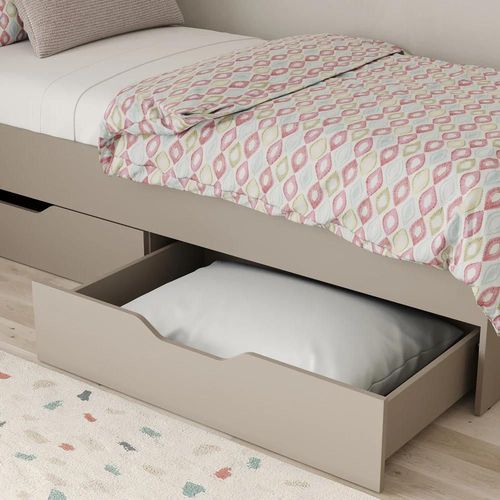 cumpără Pat pentru copii MebelStar 900 LILU 90x200 (cu sertare) Cashmere (MBS-1302) în Chișinău 
