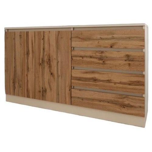 купить Комод Smartex (16117) Т2 160cm Ivory+Stejar Inchis в Кишинёве 
