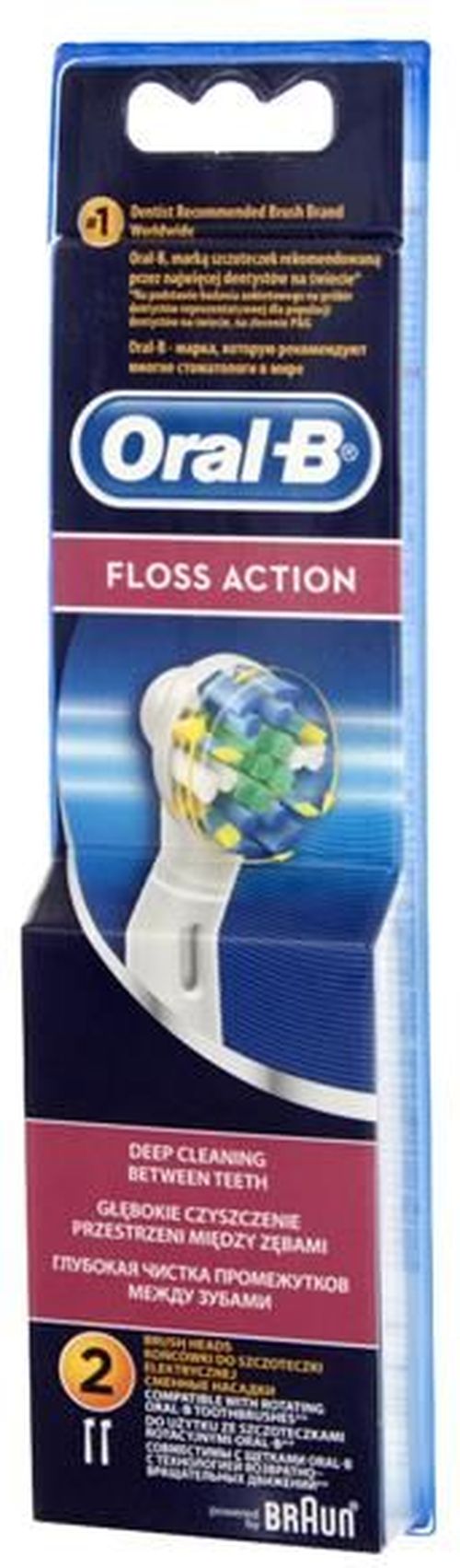 купить Сменная насадка для электрических зубных щеток Oral-B EB25 Floss Action в Кишинёве 