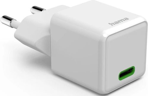 купить Зарядное устройство сетевое Hama 201981 Super Mini-charger, USB-C, 25W в Кишинёве 