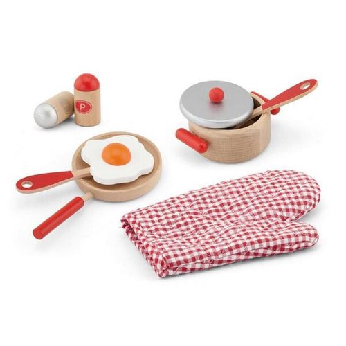 купить Игрушка Viga 50721 Cooking Tool Set -Red в Кишинёве 