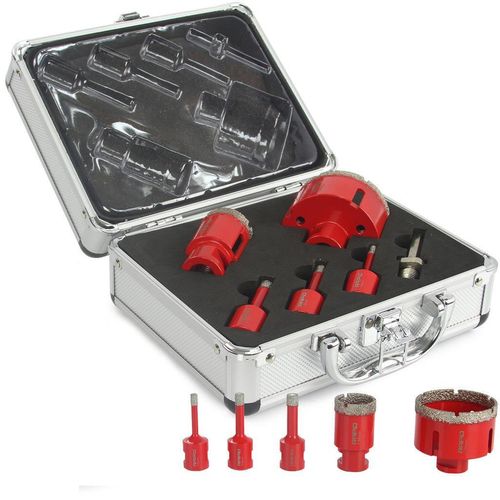 купить Набор головок, бит, насадок MAR-POL 4968 Набор алмазных коронок 6/8/10/35/68 мм Long-Life Rapid в Кишинёве 