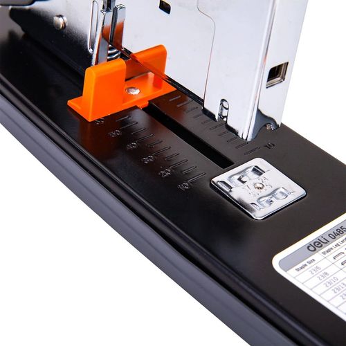 купить Степлер канцелярский Deli DLE0485 Capsator Pro, 210 foi, negru в Кишинёве 