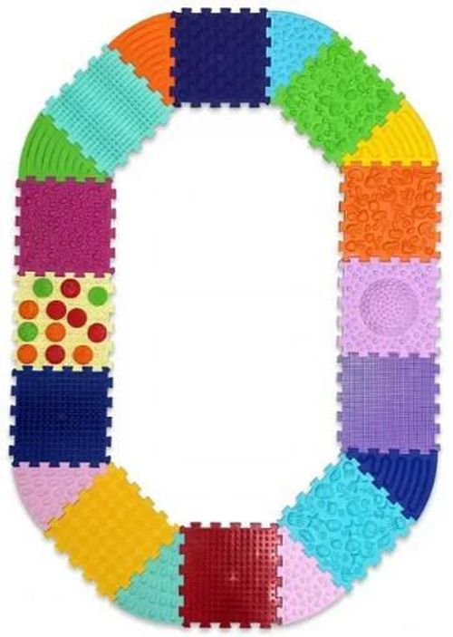 купить Коврик игровой Ortek 13098 Коврик-пазл массажный, 12эл в Кишинёве 
