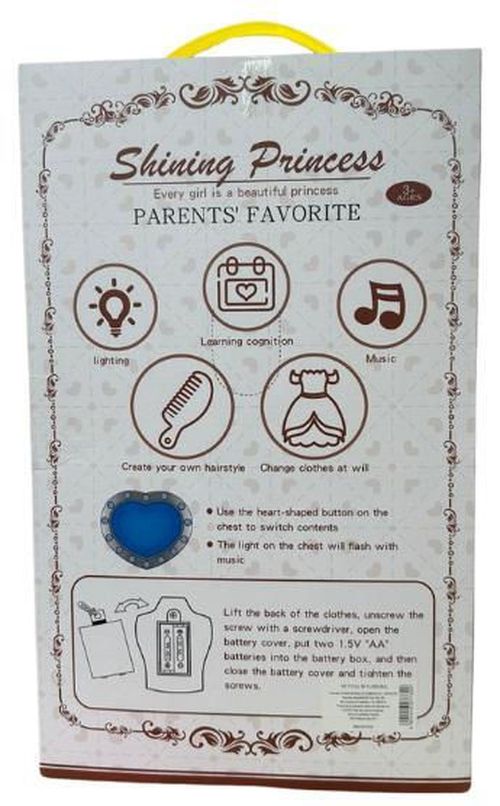 cumpără Păpușă Essa YL005(B2) Păpușă cu control tacti cu păr roz, 34 cm în Chișinău 