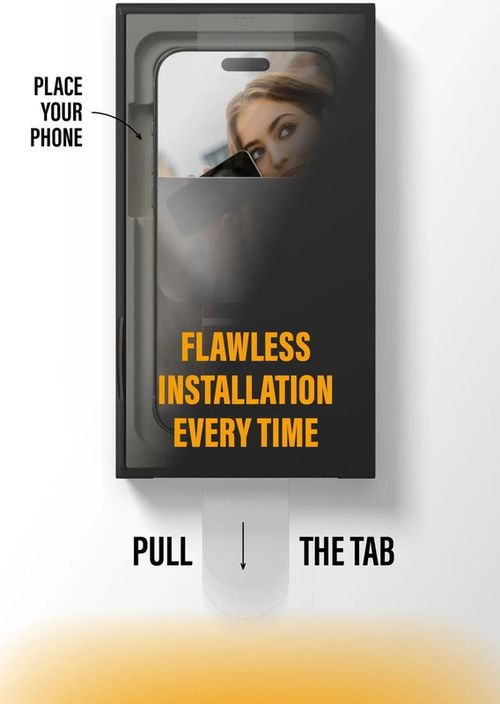 купить Стекло защитное для смартфона PanzerGlass iPhone 17 / iPhone 16 Pro / Ultra-Wide Fit w.Fastfit IN-A-BOX, Privacy (PG_PG66280) в Кишинёве 