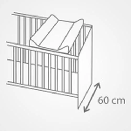 купить Аксессуар для пеленания Albero Mio PT70 084 Мишка ч/б в Кишинёве 