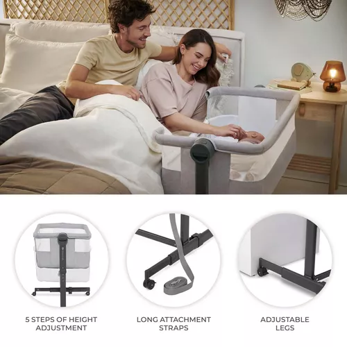 cumpără Leagăn KinderKraft KLNEE002LGR0000 Neste UP-2 Light Grey în Chișinău 