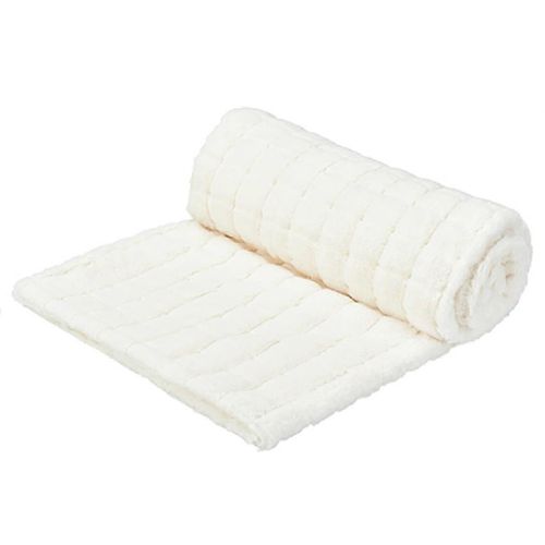 cumpără Textile de casă Promstore 56409 Patura Vafe de zapadă 130x160cm, poliester în Chișinău 