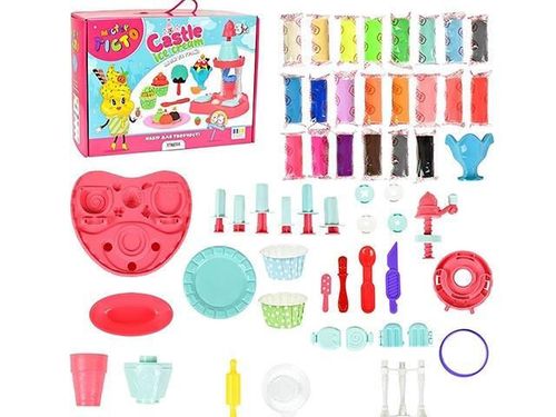 купить Набор для творчества Strateg 57150 Set de modelat Мистер тесто Castle Ice-Cream, 45buc в Кишинёве 