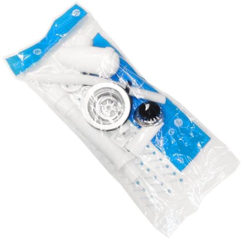 cumpără Sifon pentru chiuvetă bucătărie Metline B03-MF045 Sifon chiuveta D.3.1/2"x40 cu preaplin si furtun gofrat 40/50 în Chișinău 