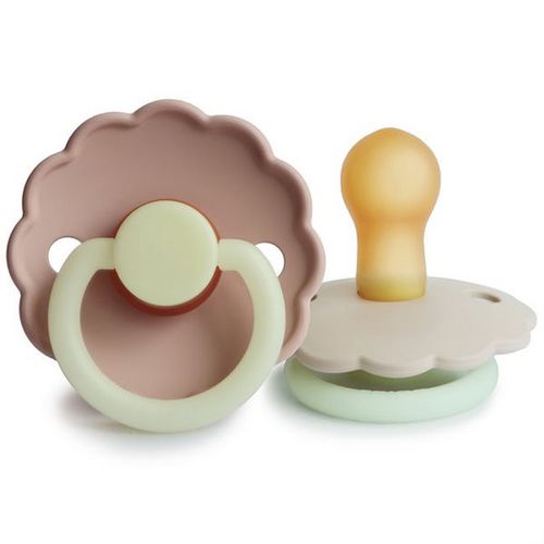 Пустышка латексная Frigg (0-6 мес) Blush Night & Cream Night 