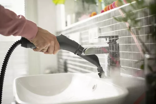 cumpără Aparat de curățat cu aburi Karcher SC 3 EasyFix White (1.513-650.0)+Lavete de unică folosință (5 buc) în Chișinău 
