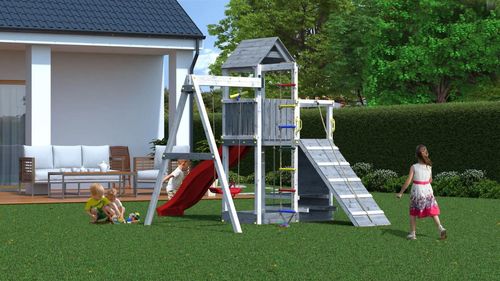 cumpără Teren de joacă Fungoo ACTIVER grey&white painted în Chișinău 