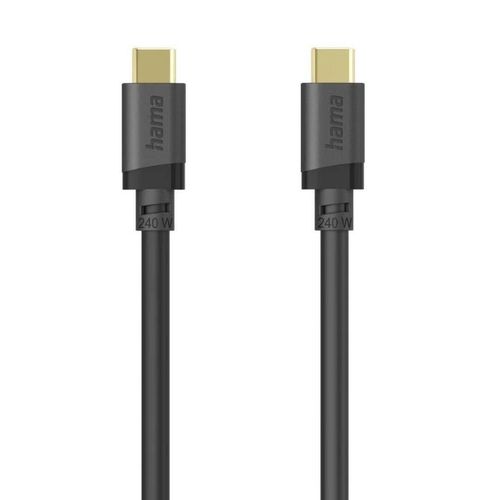 cumpără Cablu telefon mobil Hama 202008 USB-C 3.2 Gen1 240W 0,75m în Chișinău 