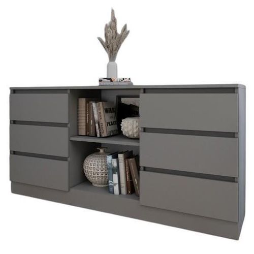 cumpără Comodă Smartex (16157) Т3 160cm Grafit în Chișinău 