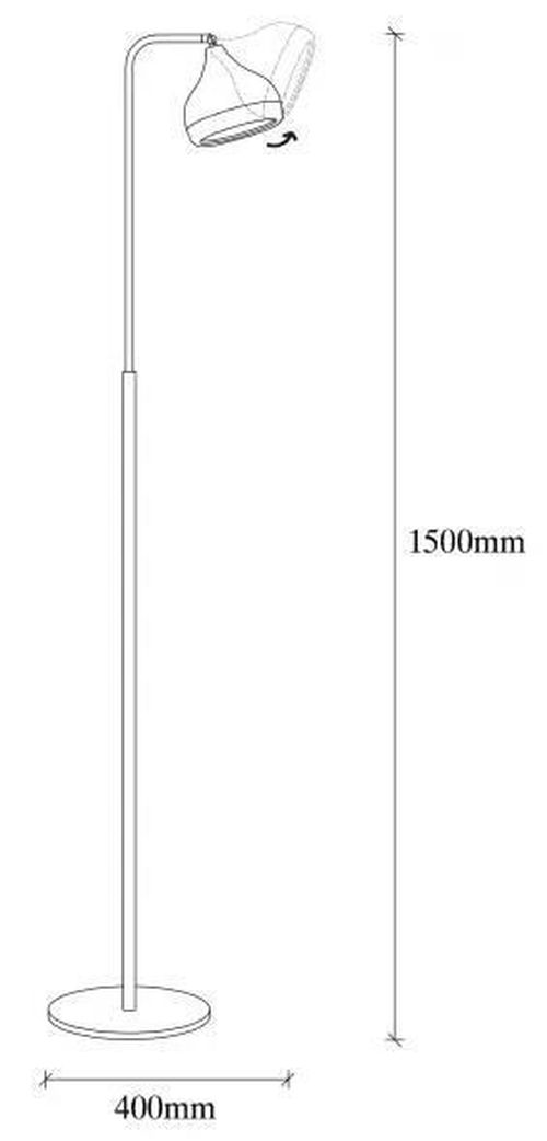 купить Торшер Trendy Yildo-NT-146, 40x150x28cm в Кишинёве 