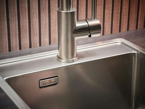 купить Мойка кухонная Reginox R37423 New York 34x40 Tapwing в Кишинёве 