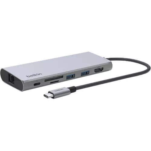 cumpără Adaptor IT Belkin INC009BTSGY 7in1 Ethernet Multiport Dock în Chișinău 